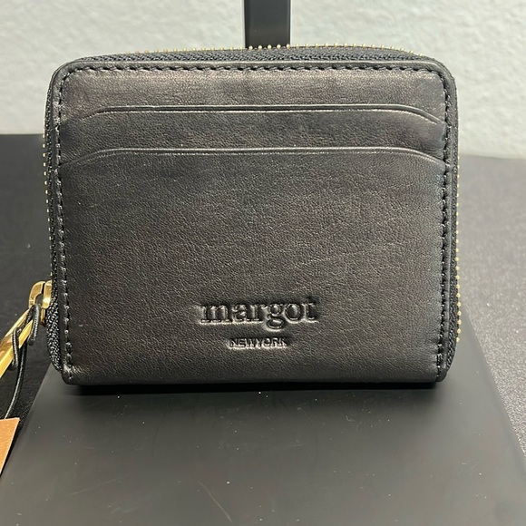 Margot New York Handbags - Margot New York | “Dana” Small Zip Around Leather Wallet